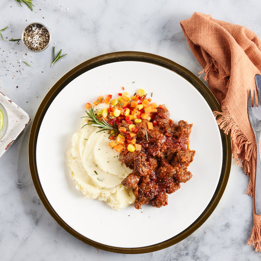 Chipotle Beef & Rosemary Mash