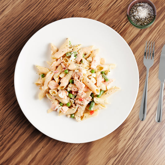 Smoked Salmon & Basil Pasta