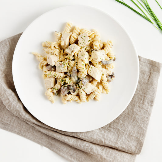 Creamy Chicken Stroganoff Pasta