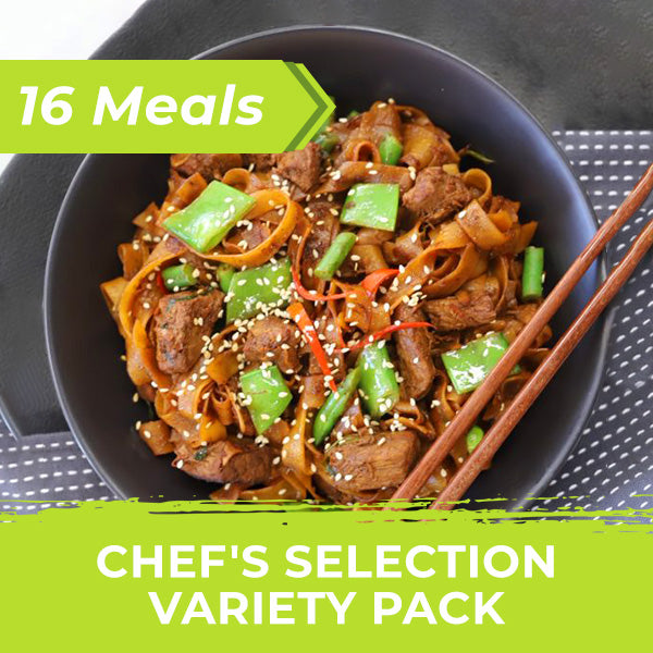 Chef's Selection Variety Pack 16 Meals Fast Fuel Meals